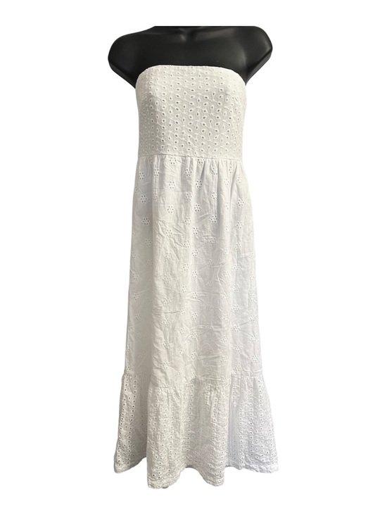Altar'd State Dresses & Skirts - Altar’d State White Strapless Eyelet Maxi Dress Sz S